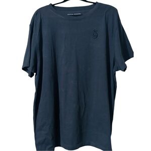 Spiritual Gangster Monogram Crewneck T-Shirt Charcoal